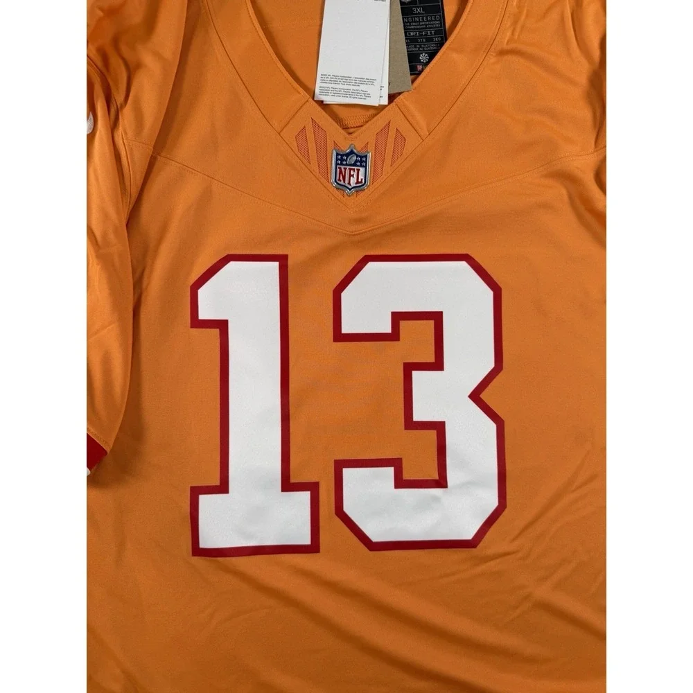 Nike Vapor Fuse Tampa Bay Buccaneers Mike Evans Creamsicle NFL Jersey 3XL $175